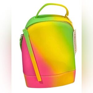 Jelly backpack Colorful Bag NEW WITH TAGS 9x7in